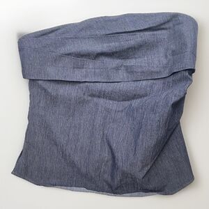Neva Hu strapless tube top Blue Large